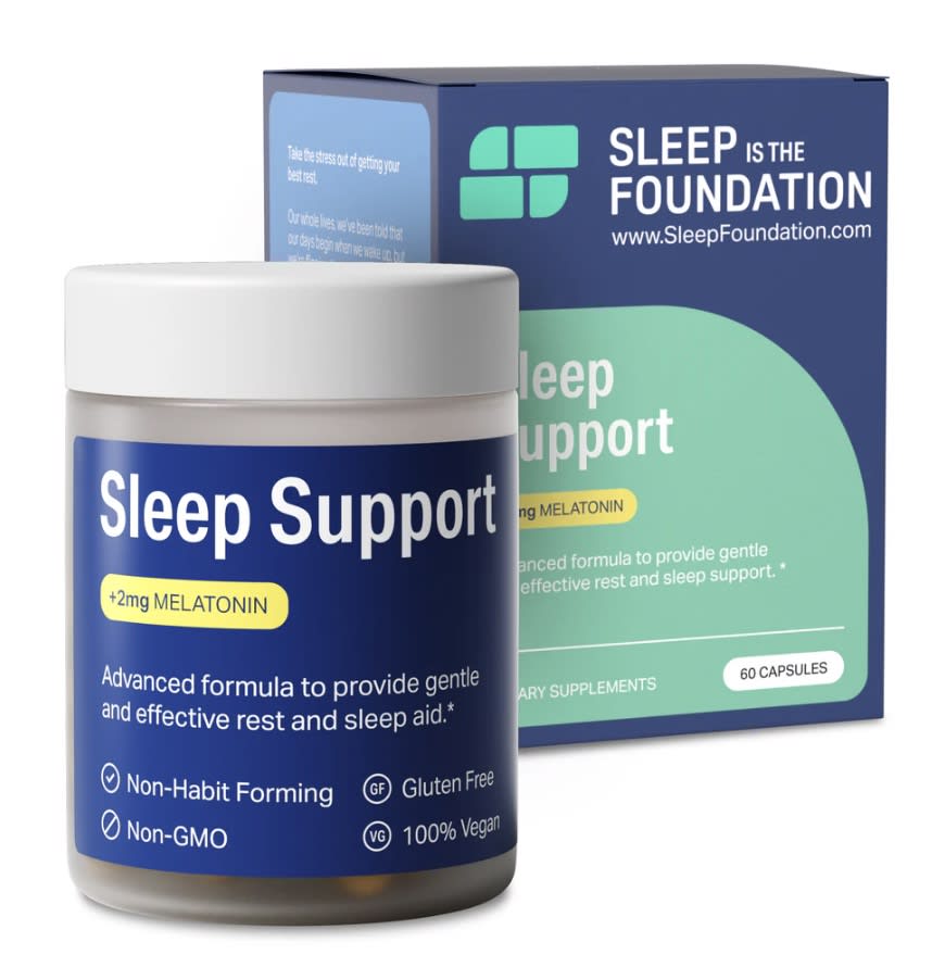Sleep Is the Foundation Sleep Support Melatonin Capsules
